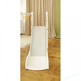 Дитяча гірка для дому 2в1 Castle біло-сіра 140 см, фото 6