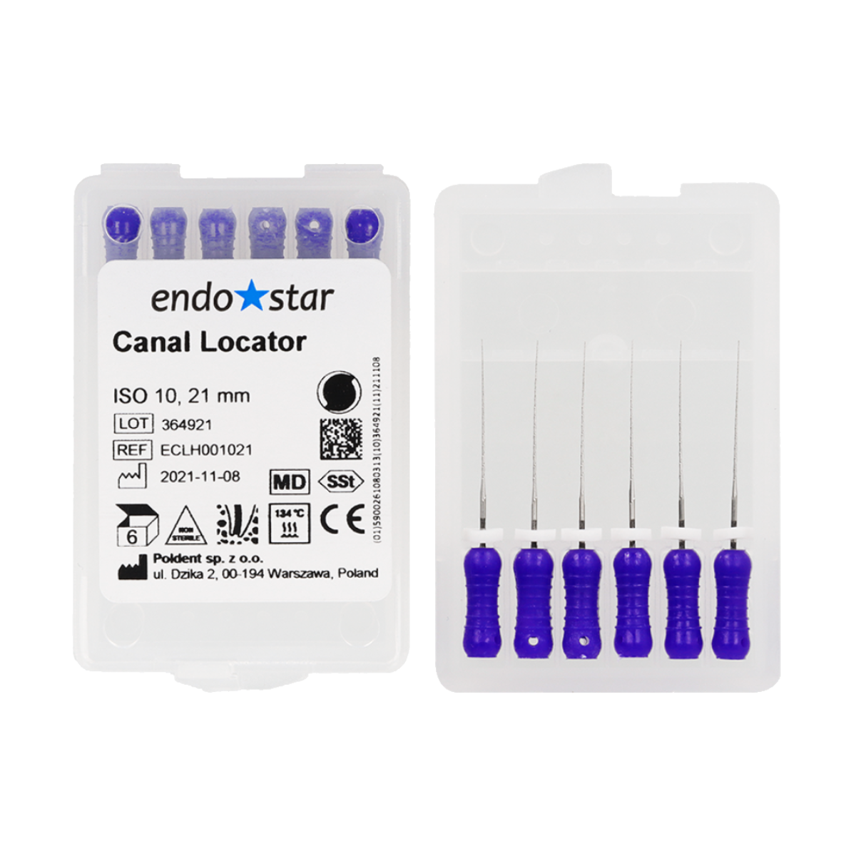 Endostar Каналошукачі Канало Локатор N10, 21мм 6шт, фото 1