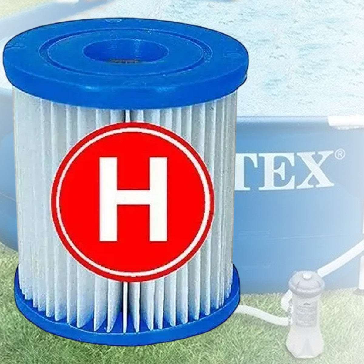 Змінний фільтр для насоса Intex 29007 тип «Н» 1 шт 10 х 9 см