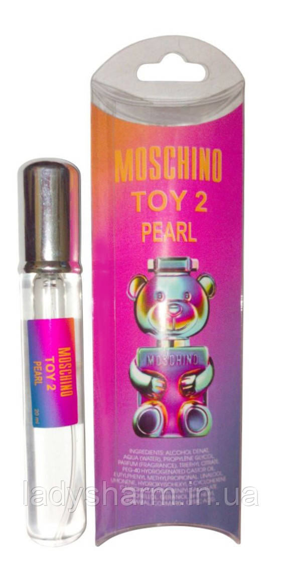 Мініпарфуми унісекс Moschino Toy 2 Pearl (Міскіно Той 2 Перл), 20 мл, фото 1