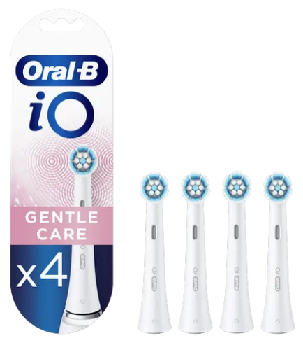 Насадки для електричної щітки Oral-B iO Gentle Care, білий, 4 шт.