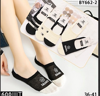 Жіночі шкарпетки - СЛІДИ з сіткою CHANEL, 36-41 р-р .Шкарпетки вкорочені, шкарпетки під кросівки