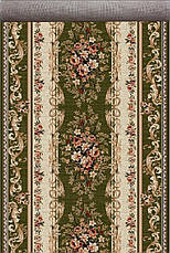 Килим 2,50*3,50 зелений з квітами Lotos 535/310, фото 6
