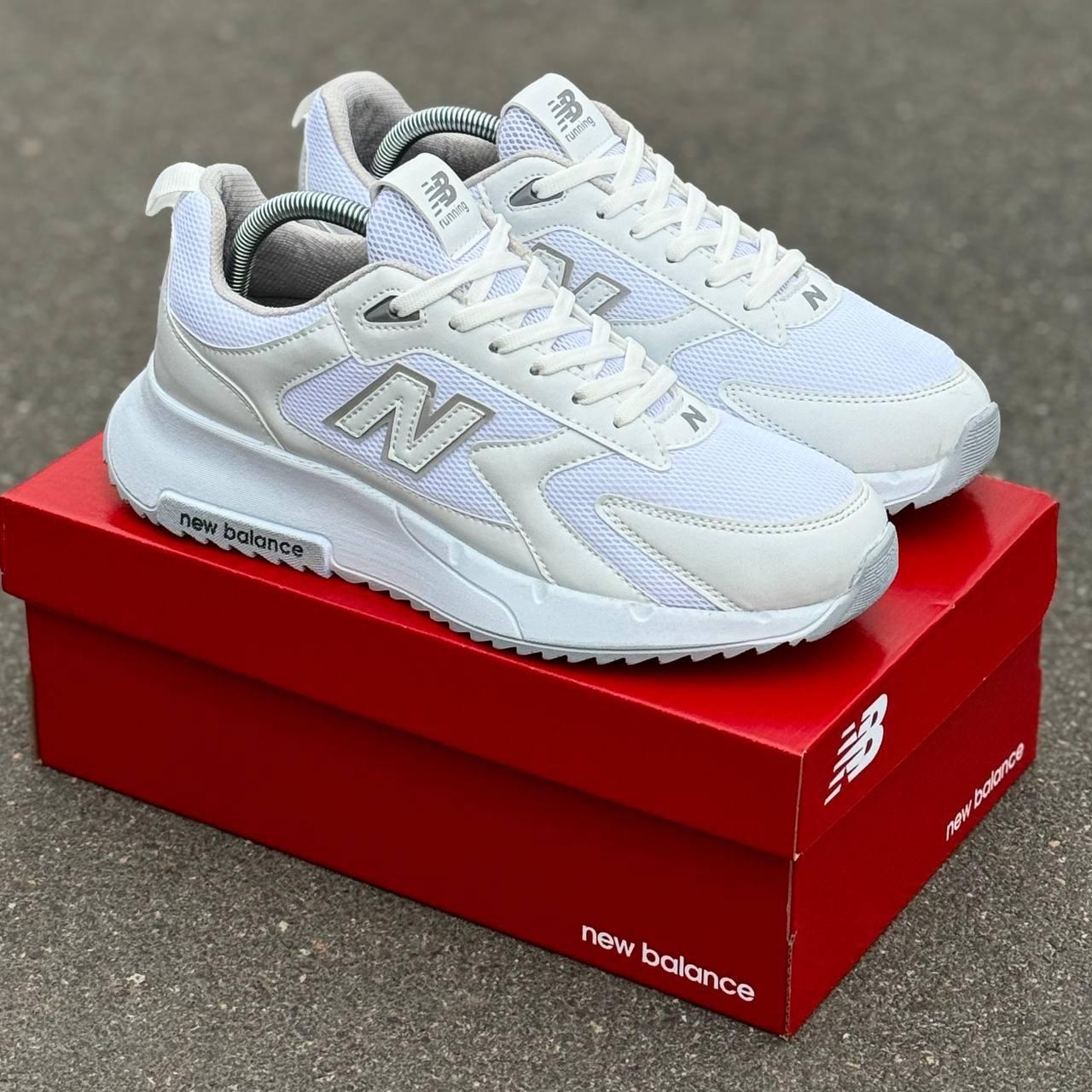 Кросівки чоловічі білі New Balance White (12616)