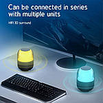 Портативна блютуз колонка Mietubl MTB-BLSP01 бездротова портативна колонка. Чорна, фото 9