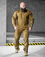 Тактичний костюм кольору койот UNIT саржа для військовослужбовців, Армейська польова форма койот Куртка nikiwe