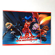 Альбом для малювання 20 аркушів скоба Леді Баг | альбом для рисования | зошит для малювання |