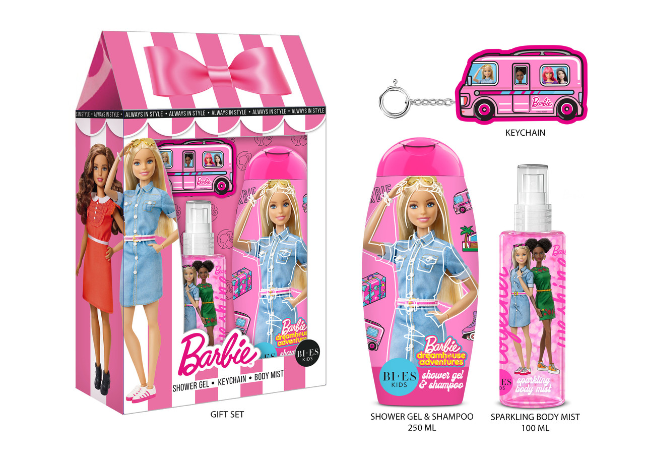 Дитячий подарунковий набір Barbie доглядової косметики для тіла, фото 1