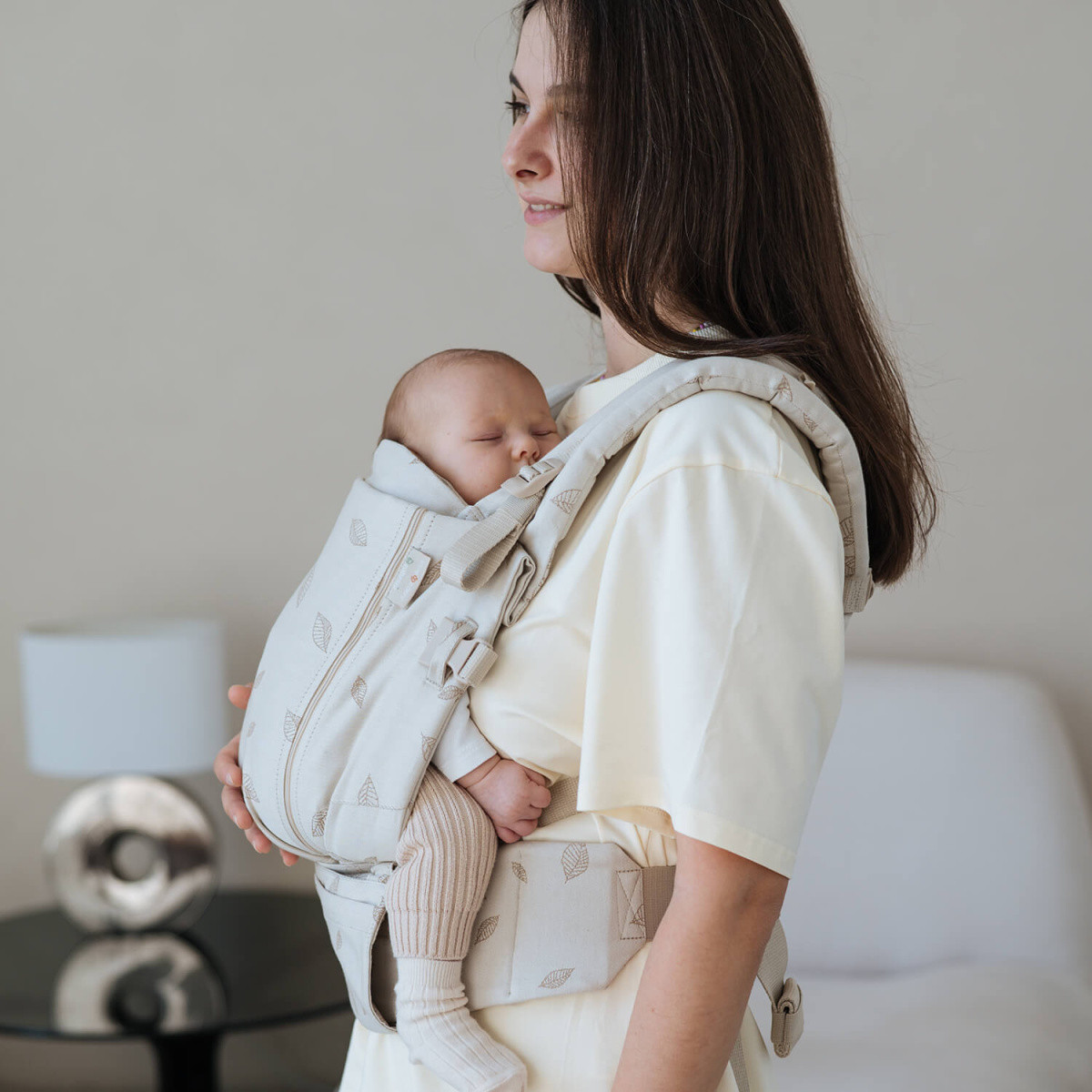 Ерго рюкзак Love & Carry ONE для малят 0 до 2 років, Нут LC591, фото 1