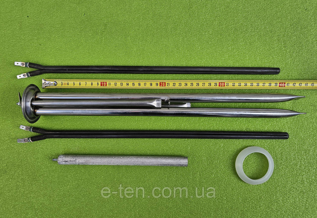 Ремкомплект бойлерів ELECTROLUX, THERMEX: фланець Ø63мм(нерж.) + сухі тени 1000W + 1000W, анод М4, прокладка