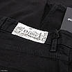 Чоловічі широкі шорти джинсові Dime, чорні, оверсайз, вуличний стиль, фото 8