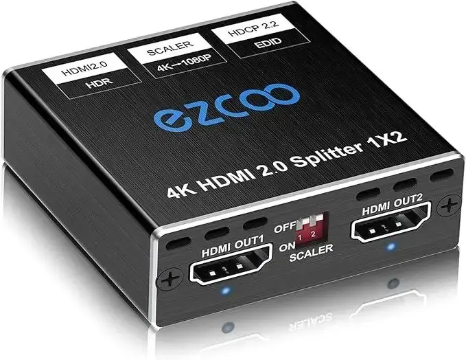 Розгалужувач HDMI Ezcoo 4K 60 Гц, Amazon, Німеччина