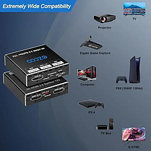 Розгалужувач HDMI Ezcoo 4K 60 Гц, Amazon, Німеччина, фото 5