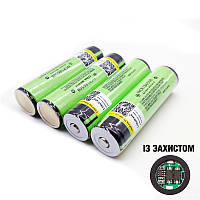 Li-ion акумулятор Panasonic NCR18650B 3400mAh 3.7 V із захистом