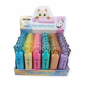 Текстовиділювач ХТ-805 пастель упаковка 36 шт маркери для виділення тексту