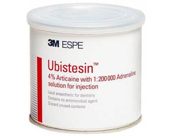 У-бістезин 50 шт. для стоматології знеболення стоматологічний видалення зубів червоний