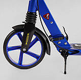 Самокат Best Scooter BS-72725 (4) "Factor", ручне дискове гальмо, діаметр PU коліс - 200мм, 2 амортизатори, підстаканник, фото 4