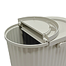 Відро з кришкою IKEA DAMMÄNG 605.599.76 Сіро-бежеве, фото 3