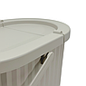 Відро з кришкою IKEA DAMMÄNG 605.599.76 Сіро-бежеве, фото 6