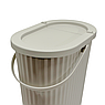 Відро з кришкою IKEA DAMMÄNG 605.599.76 Сіро-бежеве, фото 5