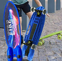 Гарний скейтборд зі світловими та музичними ефектами під час руху, Скейтборд для дітей з ефектом диму