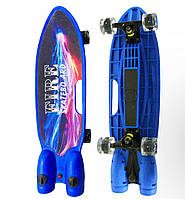 Дитячий скейтборд з ефектом диму та світними колесами, Скейтборд із музичними ефектами для вулиці