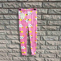 Лосіни дитячі рожеві з котами
