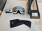 Гірськолижна маска Oakley Target Line M White Лінза S1 Hi Yellow, фото 2
