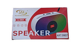 Портативна Bluetooth колонка з підставкою для телефону та підсвічуванням L-003