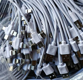 Кабель FAST CHARGE 3в1 (Type-C, Lightning, microUSB) хрестовина