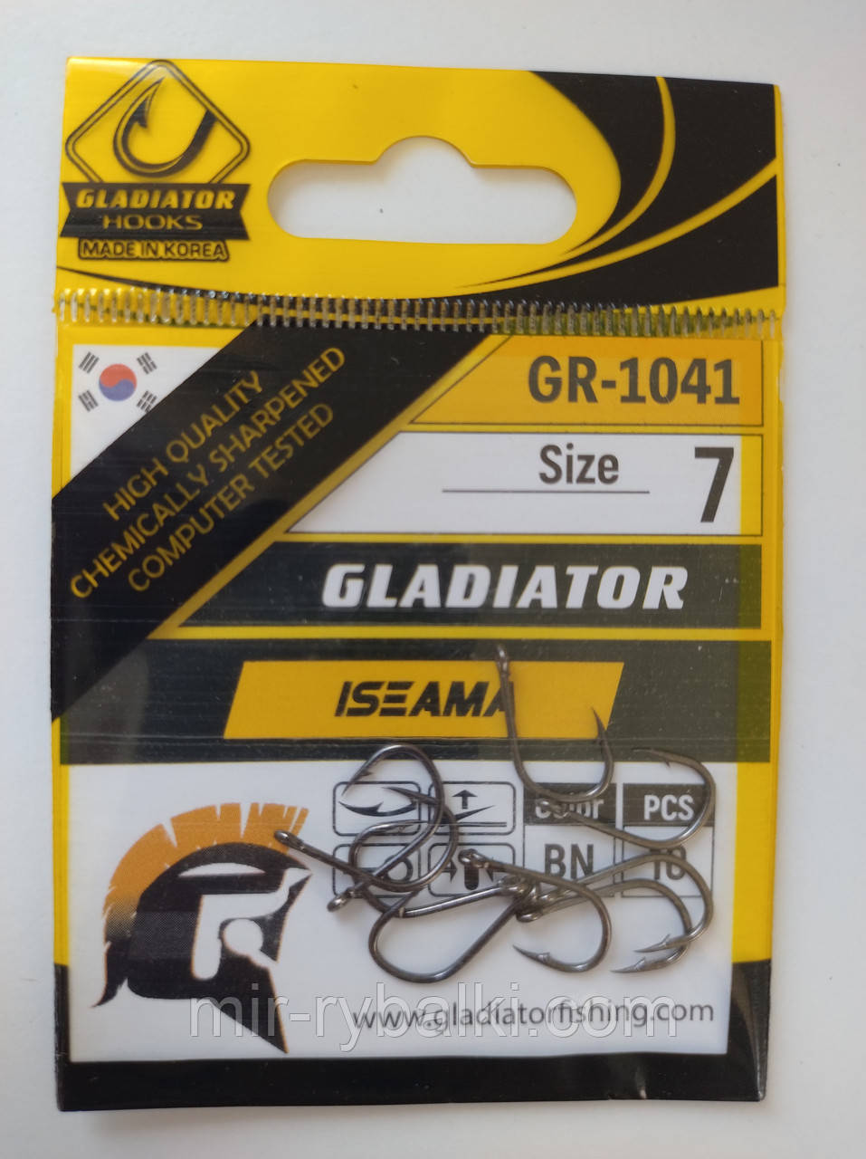 Гачки Gladiator Iseama №7 - 10 шт., фото 1