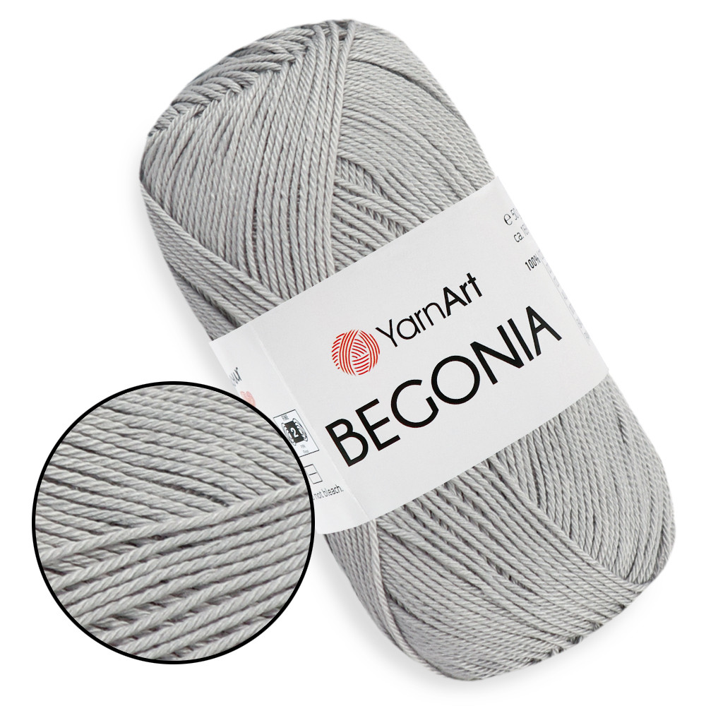YarnArt Begonia, Світло-сірий №4920
