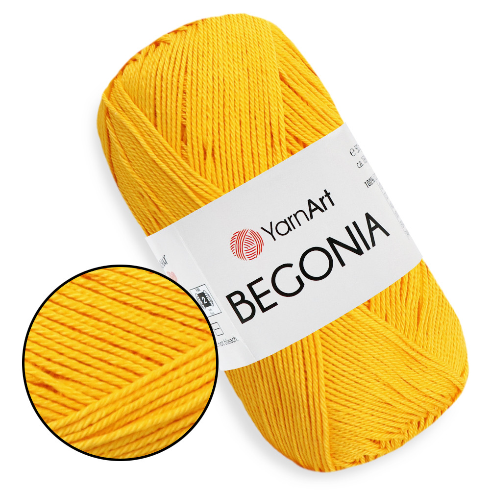 YarnArt Begonia, Яскраво-жовтий №5307