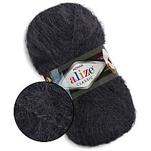 Alize Mohair Classic, Темно-сірий No53