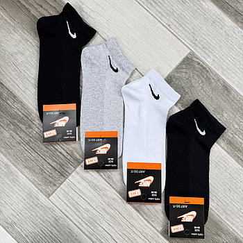 Шкарпетки жіночі бавовна сітка короткі Nike, Туреччина, розмір 36-40, асорті, 05203