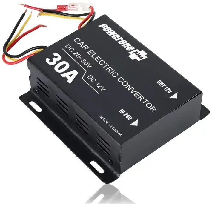 Автоперетворювач 24 В на 12 В PowerOne 30 A