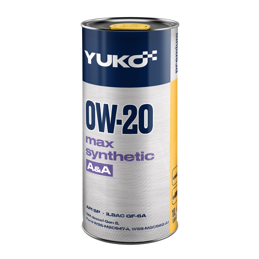 Олива двигуна MAX SYNTHETIC 0W-20 Каністра жерсть 1л