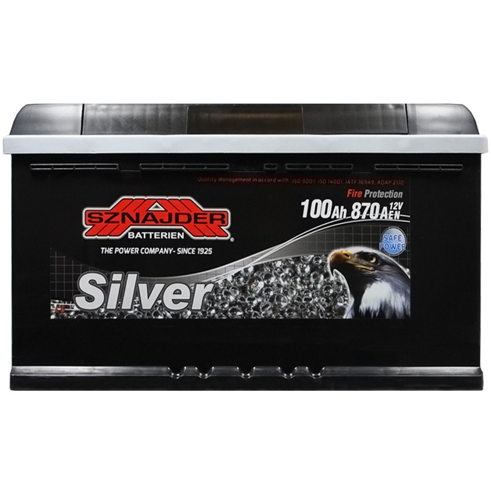 Автомобільний акумулятор SZNAJDER Silver 100Ah 870A R+ (L5) (600 83)