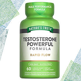 Бустер Тістостерону Nature's Truth Testosterone Powerful Formula 60 рідких гелевих капсул