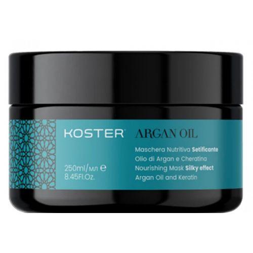 Живильна маска для шовковистості волосся Koster Argan Oil Nourishing Mask 250 мл (KOST20224)