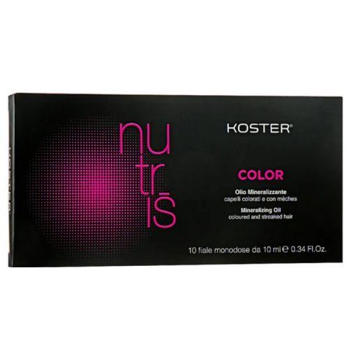 Мінералізуюча олія для фарбованного волосся Koster Nutris Color Mineralizing Oil 10*10 мл (KOST20095)
