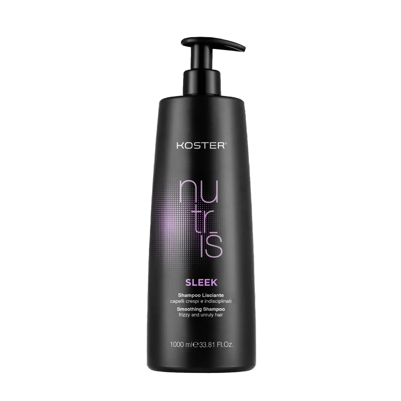 Шампунь для кучерявого й неслухняного волосся Koster Nutris Sleek Shampoo 1000 мл (KOST20422)