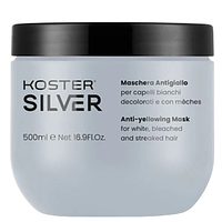 Маска проти жовтизни волосся Koster Silver Anti-yellow Mask 500 мл (KOST20484)