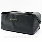 Дорожня косметичка-органайзер (23,5×13×13см), Чорний / Жіноча косметичка / Косметичка з повним доступом, фото 9