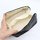 Дорожня косметичка-органайзер (23,5×13×13см), Чорний / Жіноча косметичка / Косметичка з повним доступом, фото 8