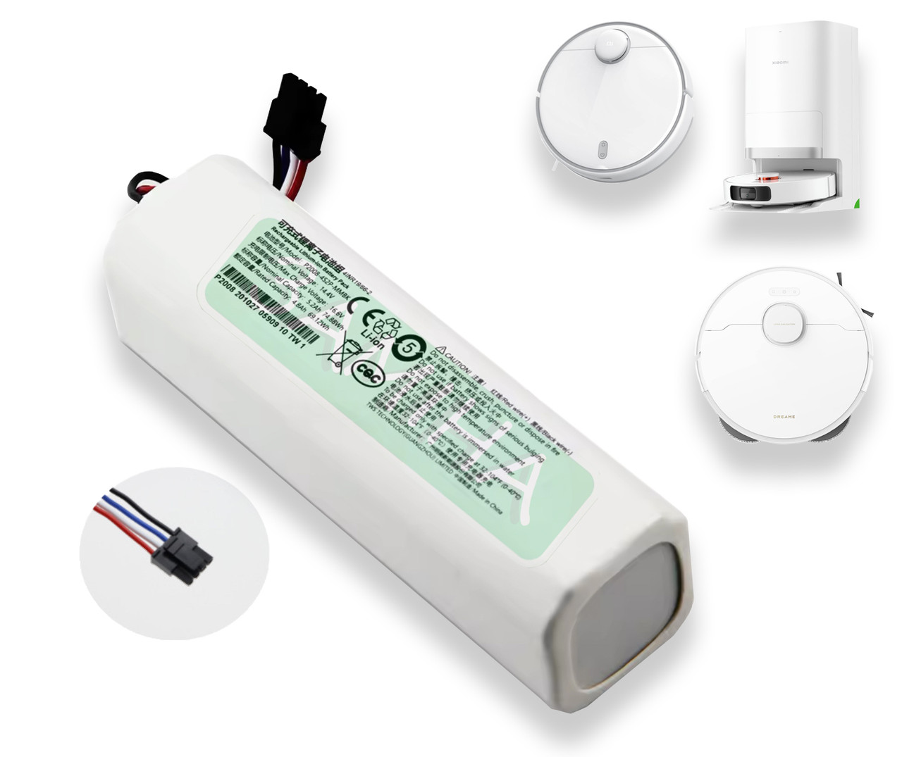 Акумулятор для робота пилососа 5200mAh для Dreame / Xiaomi