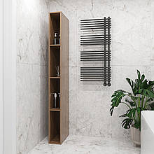 Стелаж з відкритими полицями для ванної кімнати / передпокою / дитячої 2000х200х450 мм Дуб Родос