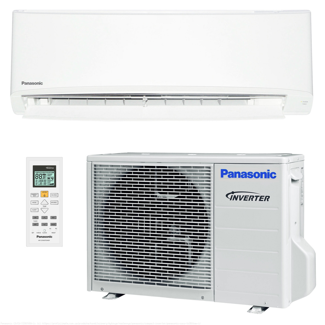Кондиціонер Panasonic Compact Inverter CS-TZ35TKEW-1, фото 1