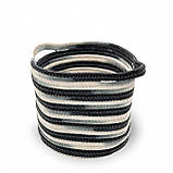 Кошик текстильний Natural House з ручками, 25х23 см (TT-02), фото 2