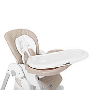 Стільчик для годування Carrello Toffee CRL-9502/3 — 7 рівнів висоти, 3 положення спинки, знімний піднос, фото 3